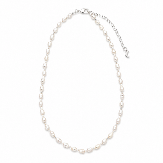 Collar Perlas Arroz