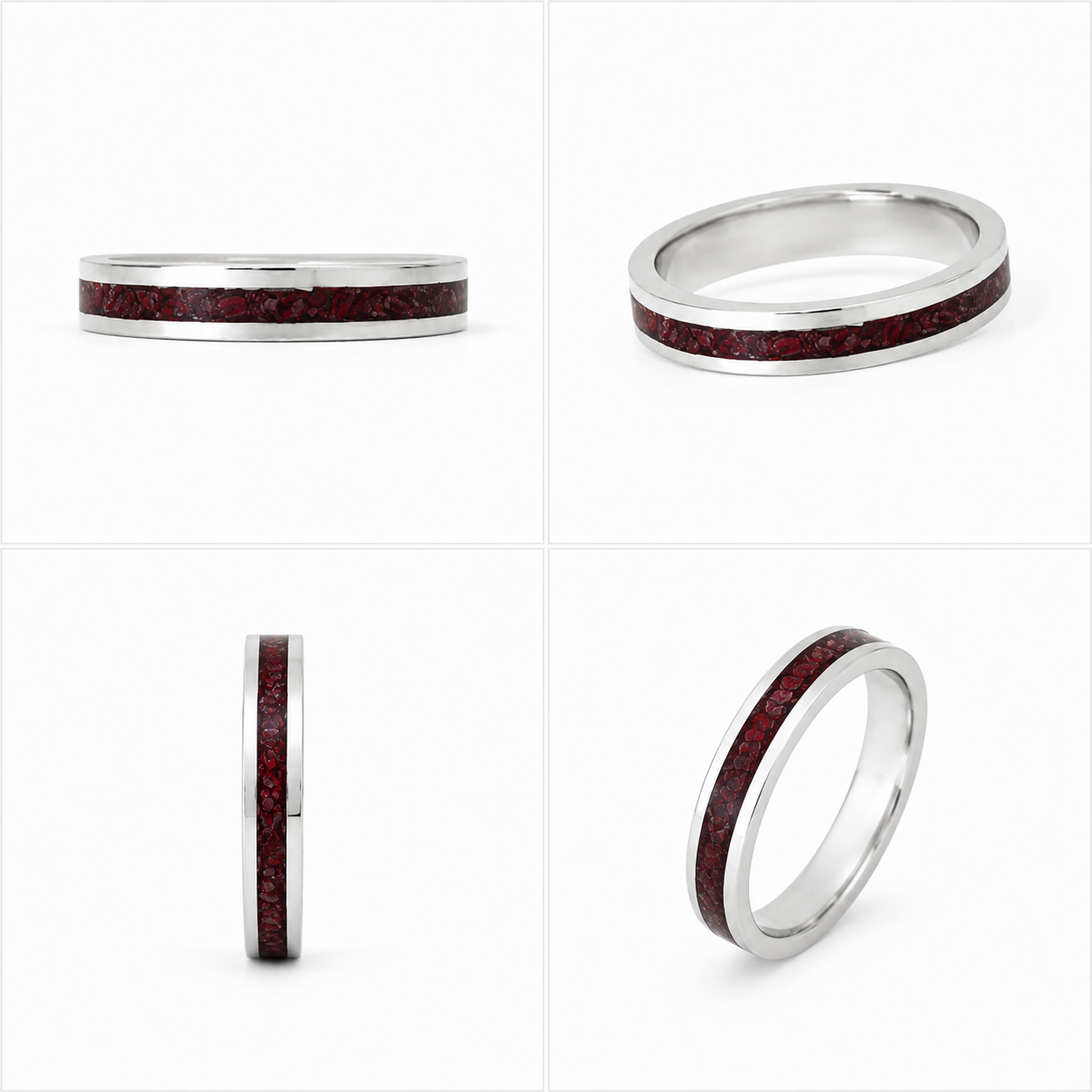 Anillo Coral Rojo